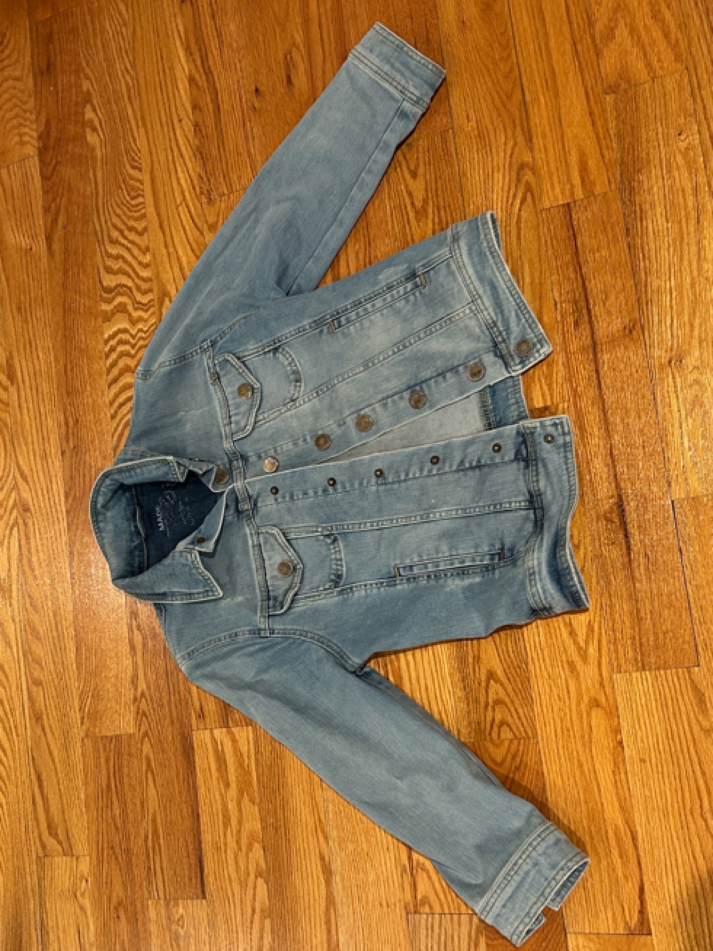 Light Wash Denim Jacket Brand Made
